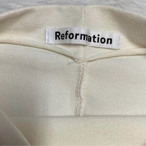 Reformation Lindy Knit Top-Ivory